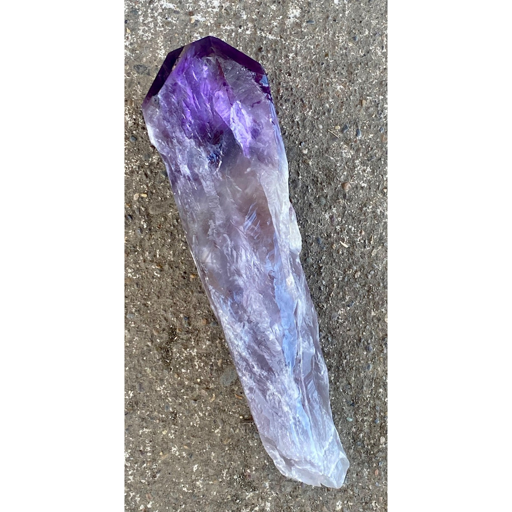 Amethyst Wand / Root / Dragons Tooth / Scepter 786 Grams 7" long